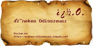 Énekes Odisszeusz névjegykártya